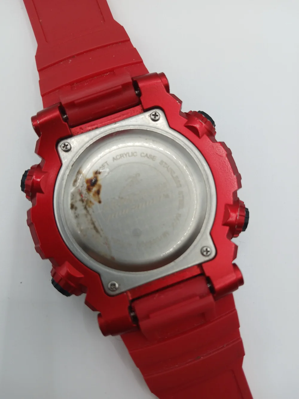 Armitron Sport Men's Digital Red Chronograph Resin Strap‎ Watch, 40/8284/Working